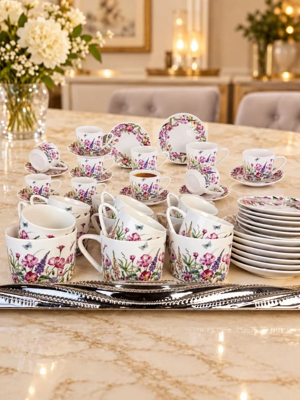 Service café a fleurs 🌺🌼🪻